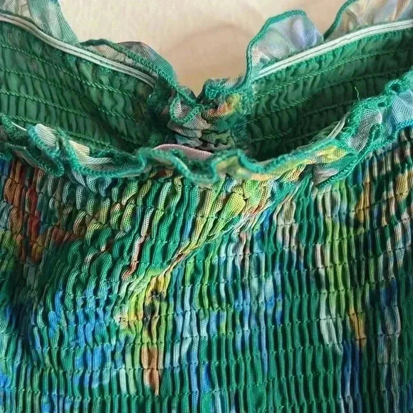 Lilly's Kloset Tropical Mini Smocked Dress - Picture 6 of 9